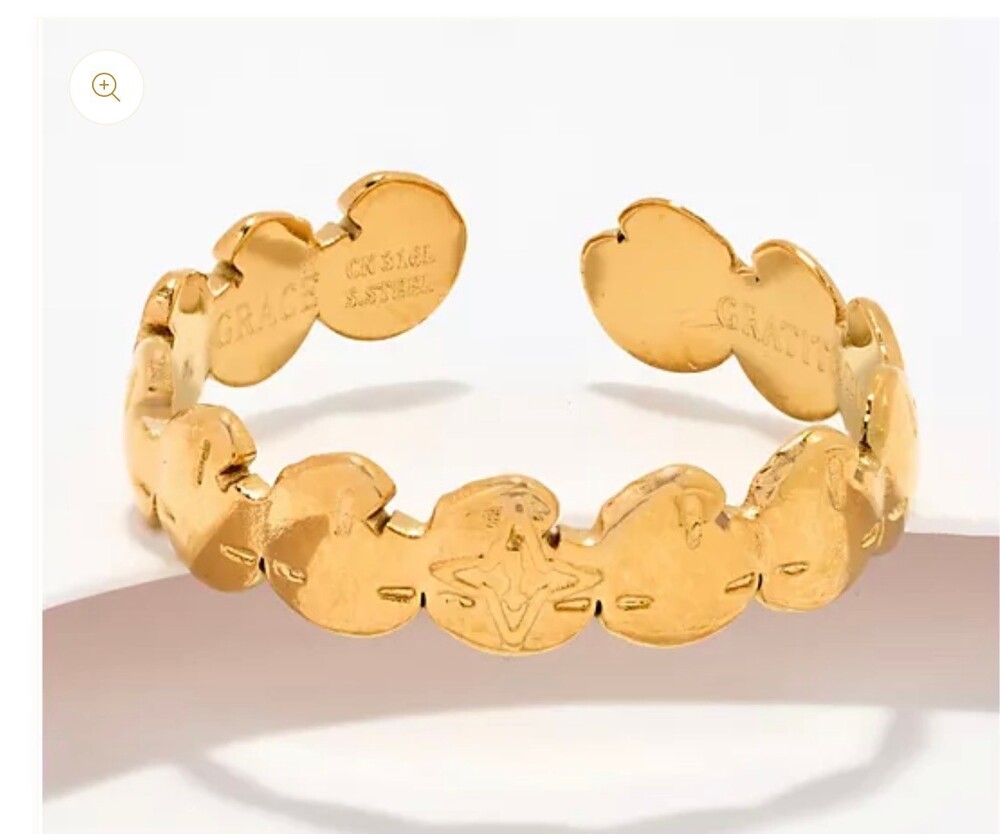 VALENCIA KEY x Kerstin Lindquist Sand Dollar Ring Small average